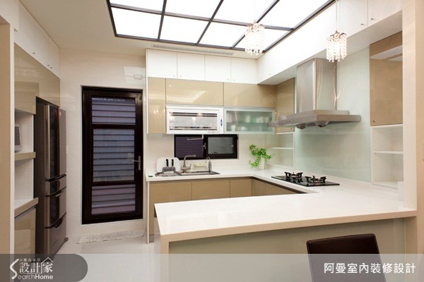 60坪新成屋(5年以下)＿混搭風廚房案例圖片＿阿曼空間設計＿阿曼_11之5