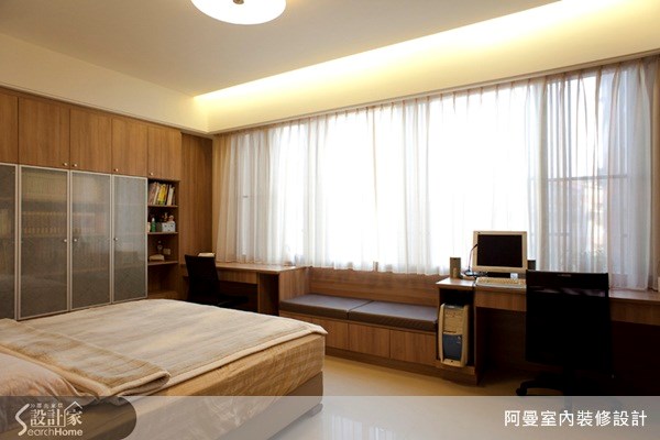 60坪新成屋(5年以下)＿混搭風臥室案例圖片＿阿曼空間設計＿阿曼_11之12