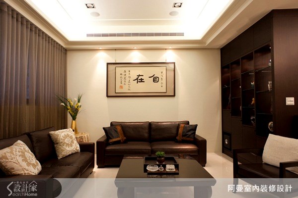 60坪新成屋(5年以下)＿混搭風客廳案例圖片＿阿曼空間設計＿阿曼_11之2