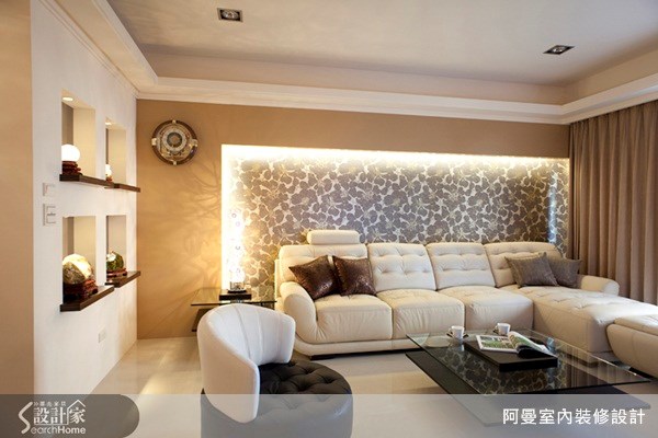 42坪新成屋(5年以下)＿現代風客廳案例圖片＿阿曼空間設計＿阿曼_12之10