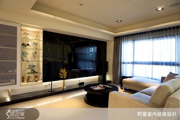 30坪新成屋(5年以下)＿現代風客廳案例圖片＿阿曼空間設計＿阿曼_13之2