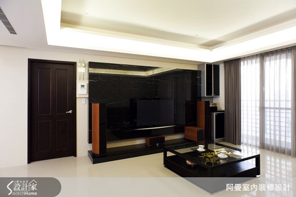 48坪新成屋(5年以下)＿現代風客廳案例圖片＿阿曼空間設計＿阿曼_15之4