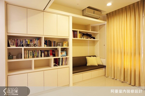 48坪新成屋(5年以下)＿現代風書房案例圖片＿阿曼空間設計＿阿曼_15之10