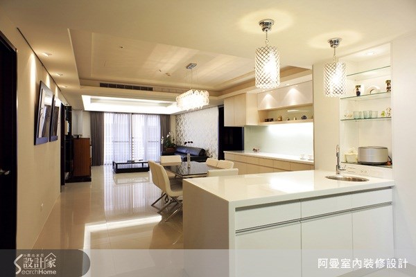 48坪新成屋(5年以下)＿現代風吧檯案例圖片＿阿曼空間設計＿阿曼_15之1