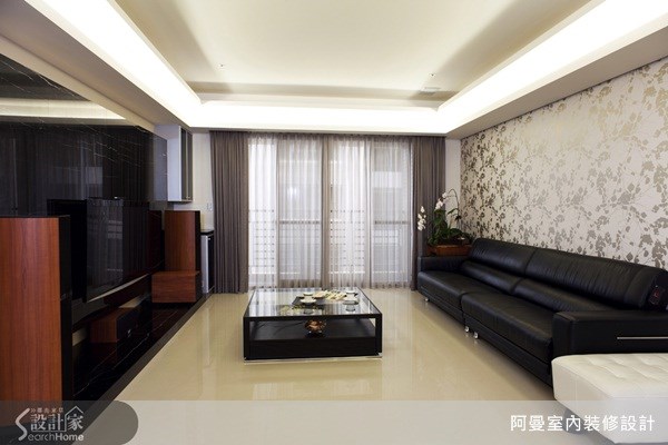 48坪新成屋(5年以下)＿現代風客廳案例圖片＿阿曼空間設計＿阿曼_15之3