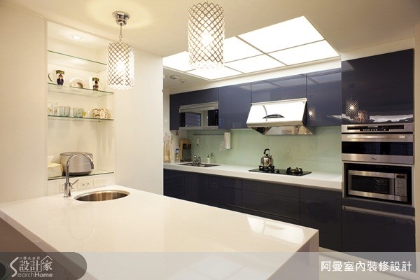 48坪新成屋(5年以下)＿現代風廚房吧檯案例圖片＿阿曼空間設計＿阿曼_15之7