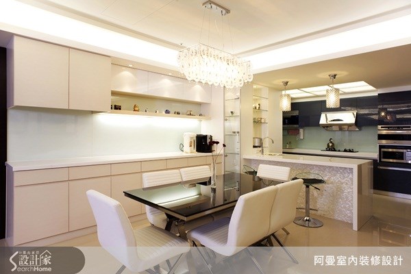 48坪新成屋(5年以下)＿現代風餐廳吧檯案例圖片＿阿曼空間設計＿阿曼_15之5