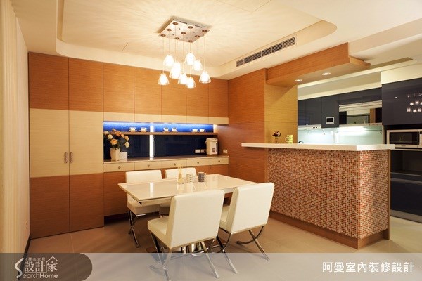 43坪新成屋(5年以下)＿現代風餐廳案例圖片＿阿曼空間設計＿阿曼_16之7
