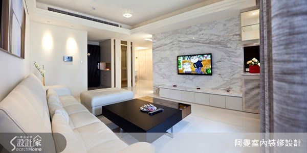 36坪新成屋(5年以下)＿現代風客廳案例圖片＿阿曼空間設計＿阿曼_17之1