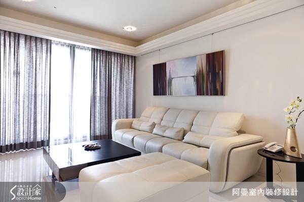 36坪新成屋(5年以下)＿現代風客廳案例圖片＿阿曼空間設計＿阿曼_17之2