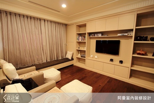 150坪預售屋＿奢華風客廳案例圖片＿阿曼空間設計＿阿曼_18之10