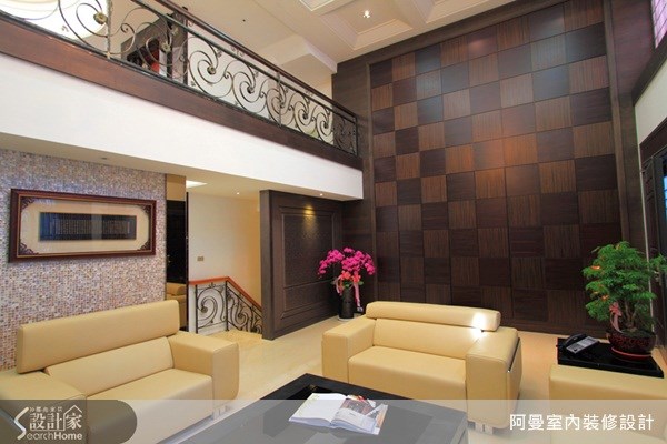 150坪預售屋＿奢華風客廳案例圖片＿阿曼空間設計＿阿曼_18之7