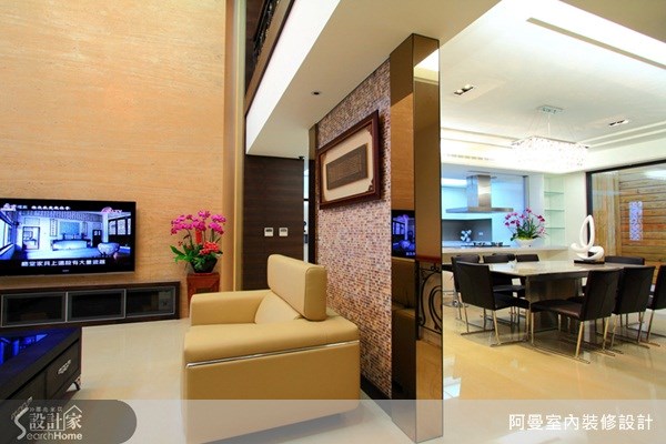 150坪預售屋＿奢華風客廳案例圖片＿阿曼空間設計＿阿曼_18之6