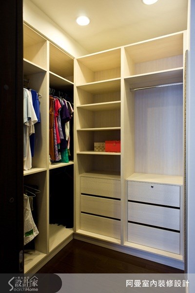 39坪新成屋(5年以下)＿混搭風更衣間案例圖片＿阿曼空間設計＿阿曼_19之14