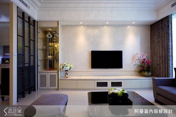 39坪新成屋(5年以下)＿混搭風客廳案例圖片＿阿曼空間設計＿阿曼_19之5