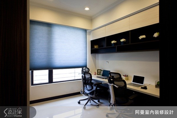 39坪新成屋(5年以下)＿混搭風書房案例圖片＿阿曼空間設計＿阿曼_19之15