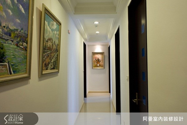 39坪新成屋(5年以下)＿混搭風走廊案例圖片＿阿曼空間設計＿阿曼_19之7