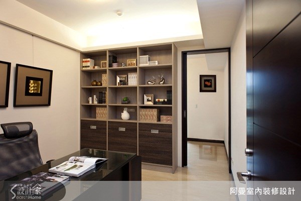 58坪新成屋(5年以下)＿現代風書房案例圖片＿阿曼空間設計＿阿曼_22之9