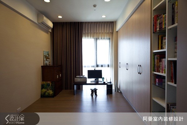 46坪預售屋＿混搭風書房案例圖片＿阿曼空間設計＿阿曼_23之16