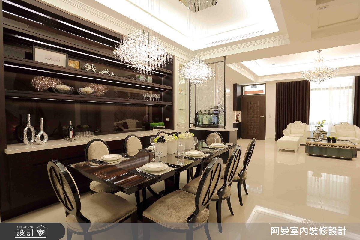 134坪預售屋＿混搭風客廳餐廳案例圖片＿阿曼空間設計＿阿曼_27之6