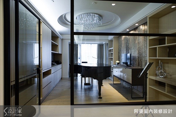 47坪新成屋(5年以下)＿奢華風工作區案例圖片＿阿曼空間設計＿阿曼_29之11