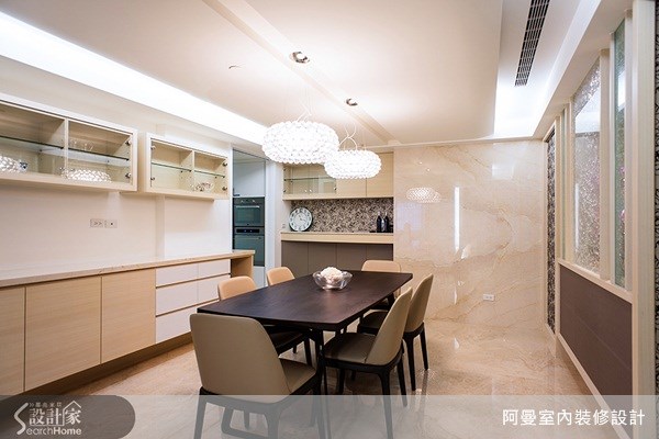 47坪新成屋(5年以下)＿奢華風餐廳案例圖片＿阿曼空間設計＿阿曼_29之8