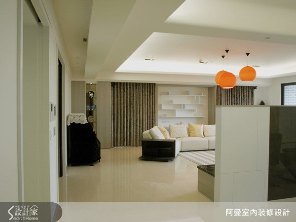 66坪新成屋(5年以下)＿現代風客廳案例圖片＿阿曼空間設計＿阿曼_30之1
