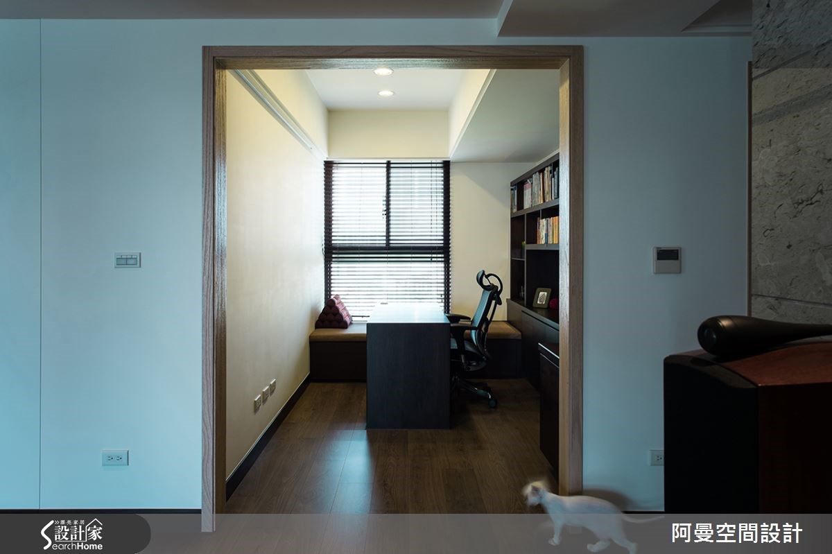 52坪新成屋(5年以下)＿現代風書房案例圖片＿阿曼空間設計＿阿曼_32之15