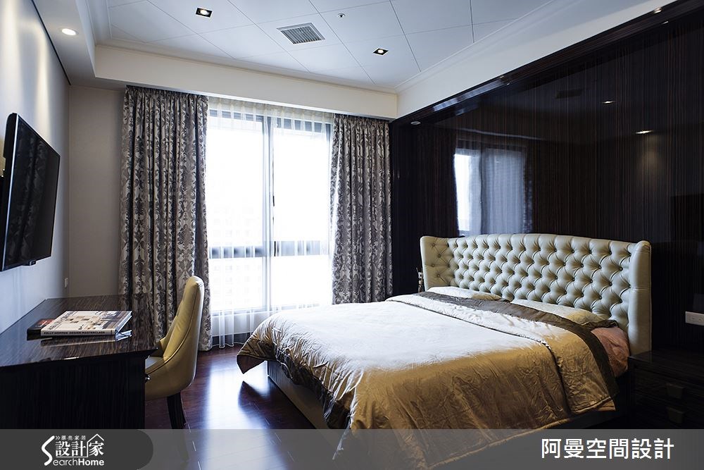 50坪新成屋(5年以下)＿奢華風臥室案例圖片＿阿曼空間設計＿阿曼_33之12