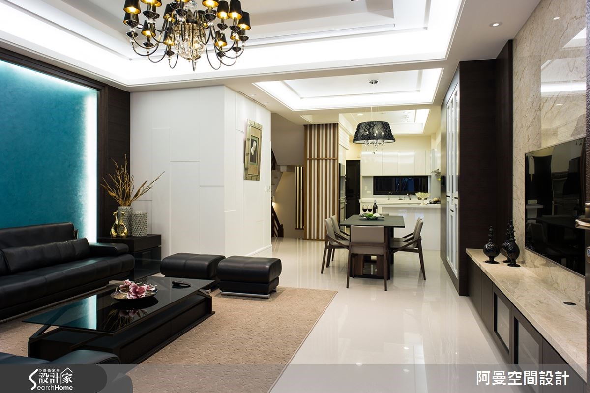 85坪＿現代風客廳案例圖片＿阿曼空間設計＿阿曼_34之3