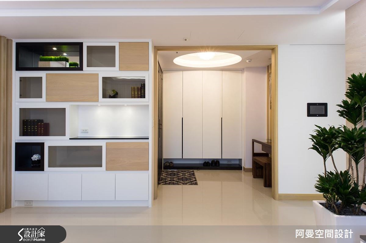 34坪新成屋(5年以下)＿北歐風玄關案例圖片＿阿曼空間設計＿阿曼_36之2