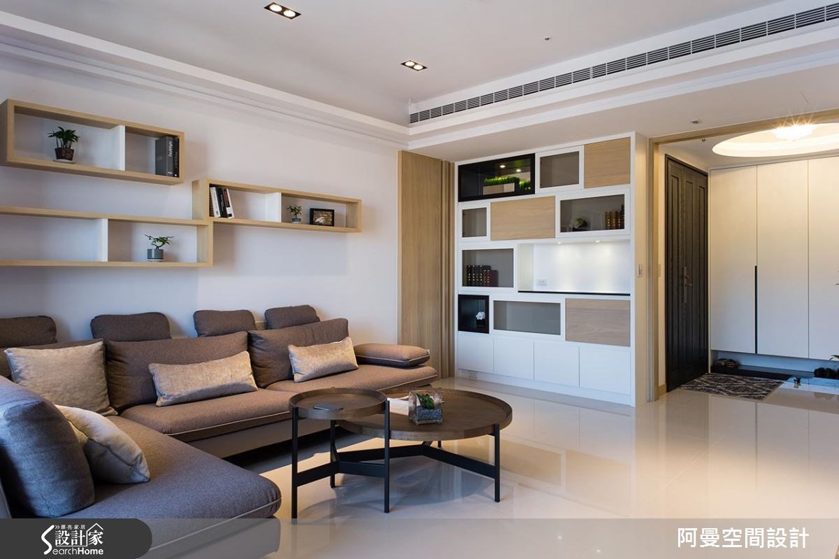 34坪新成屋(5年以下)＿北歐風客廳案例圖片＿阿曼空間設計＿阿曼_36之3
