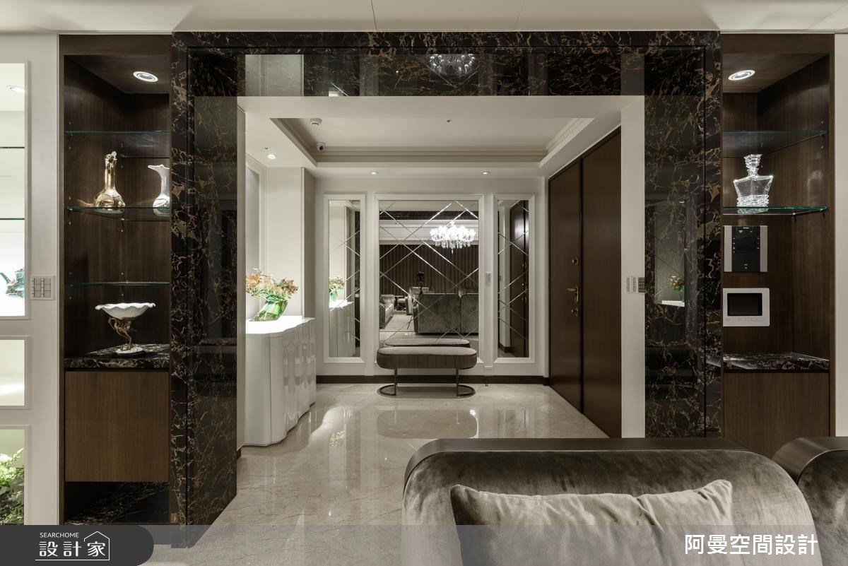 102坪新成屋(5年以下)＿奢華風玄關案例圖片＿阿曼空間設計＿阿曼_37之2