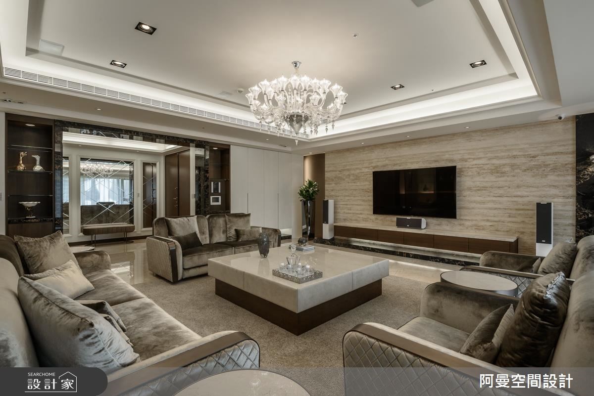 102坪新成屋(5年以下)＿奢華風客廳案例圖片＿阿曼空間設計＿阿曼_37之4
