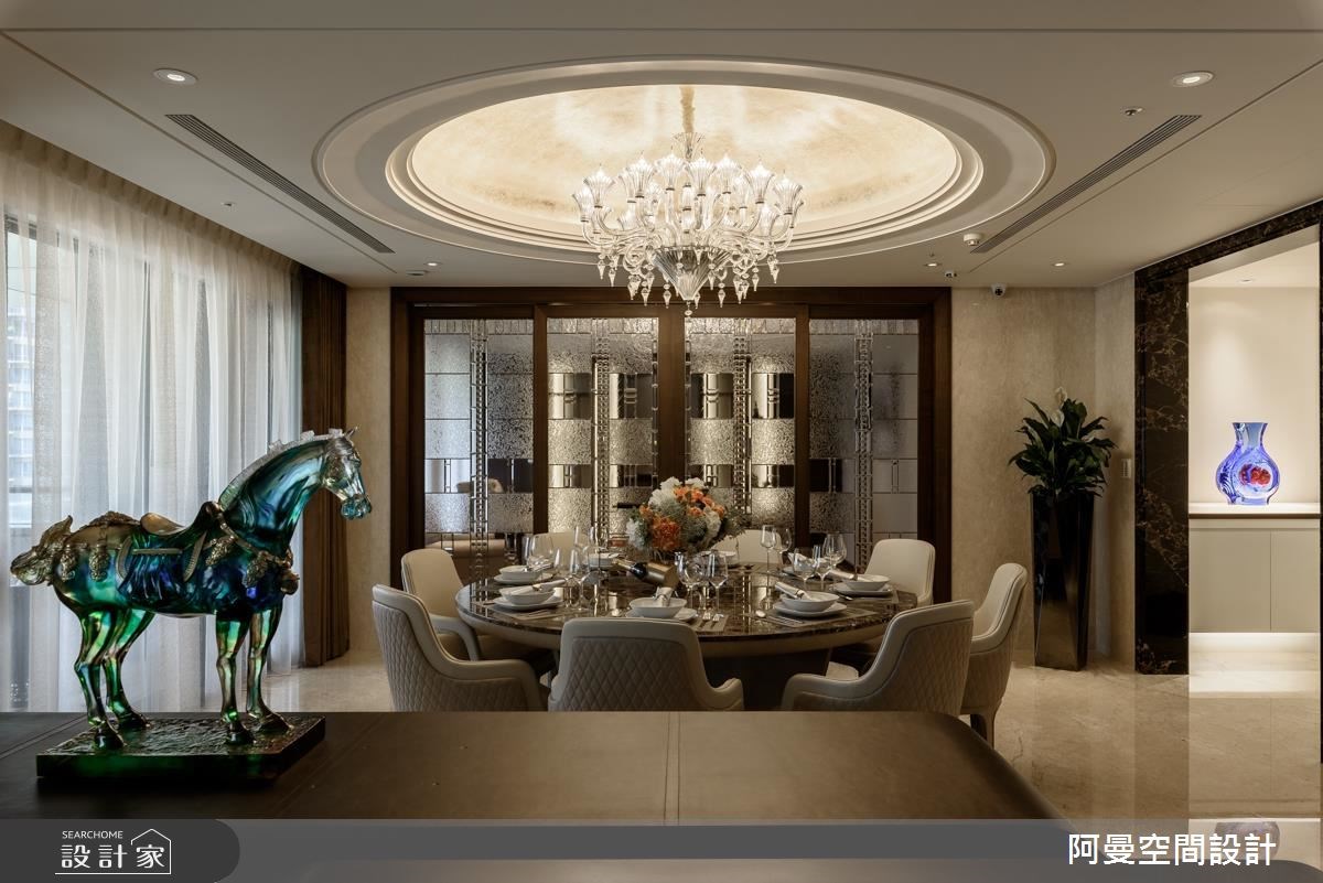 102坪新成屋(5年以下)＿奢華風餐廳案例圖片＿阿曼空間設計＿阿曼_37之7