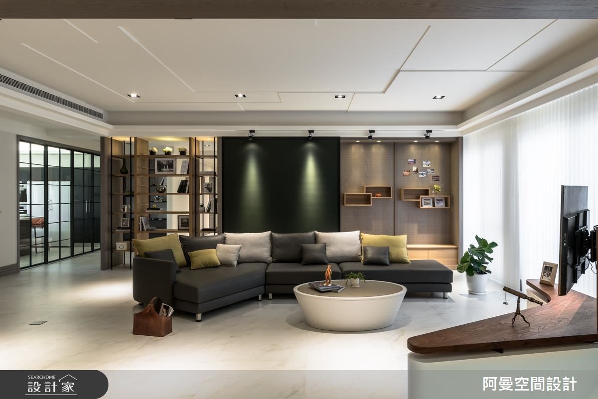 105坪新成屋(5年以下)＿工業風客廳案例圖片＿阿曼空間設計＿阿曼_39之2