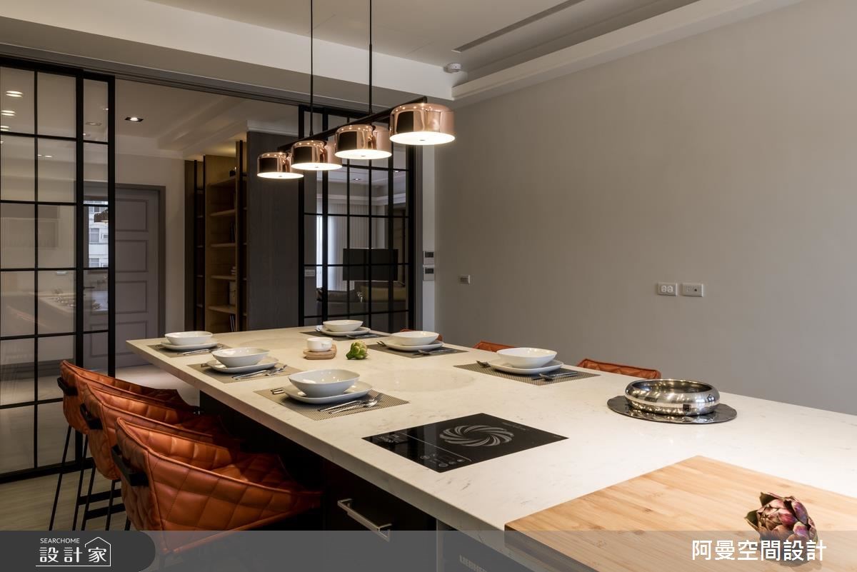 105坪新成屋(5年以下)＿工業風餐廳案例圖片＿阿曼空間設計＿阿曼_39之8