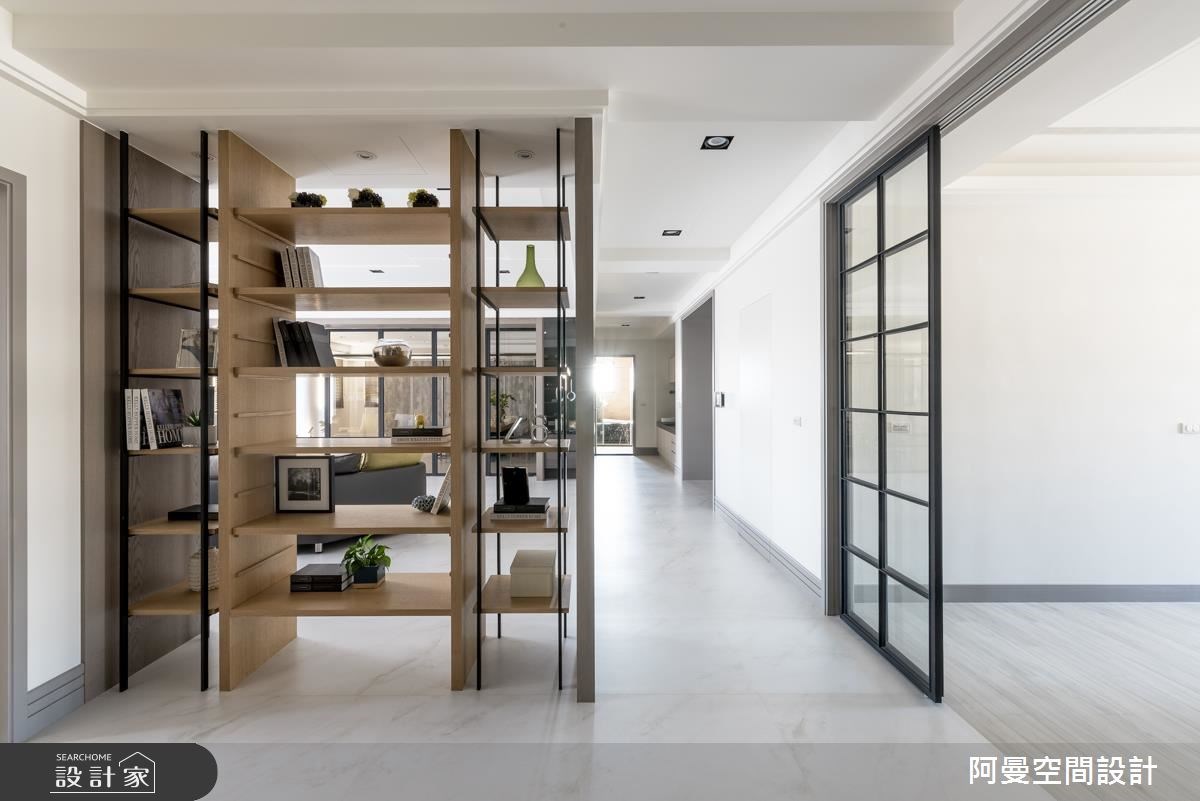 105坪新成屋(5年以下)＿工業風走廊案例圖片＿阿曼空間設計＿阿曼_39之10