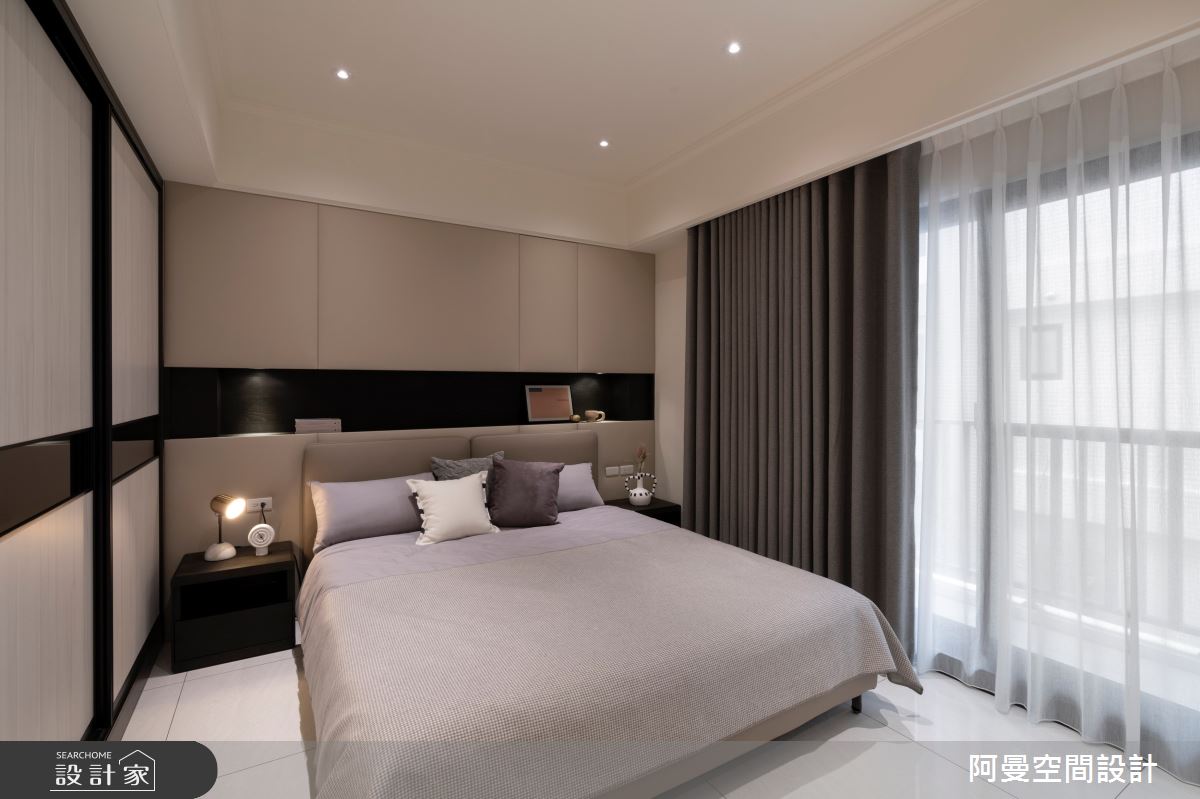 50坪新成屋(5年以下)＿現代風臥室案例圖片＿阿曼空間設計＿阿曼_43之9