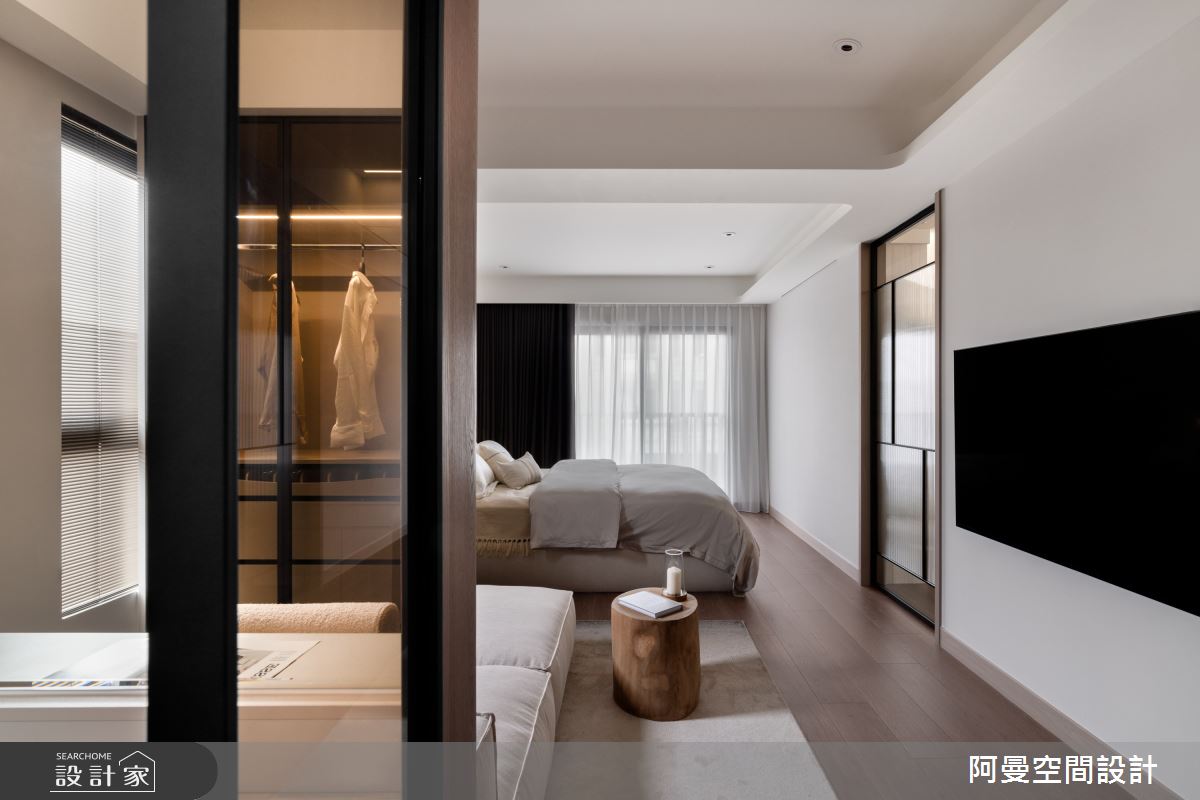 50坪新成屋(5年以下)＿現代風臥室案例圖片＿阿曼空間設計＿阿曼_45之12