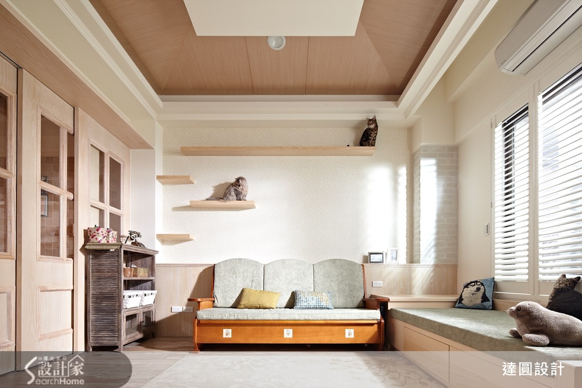 60坪中古屋(5~15年)＿鄉村風案例圖片＿達圓室內空間設計＿達圓_16之15
