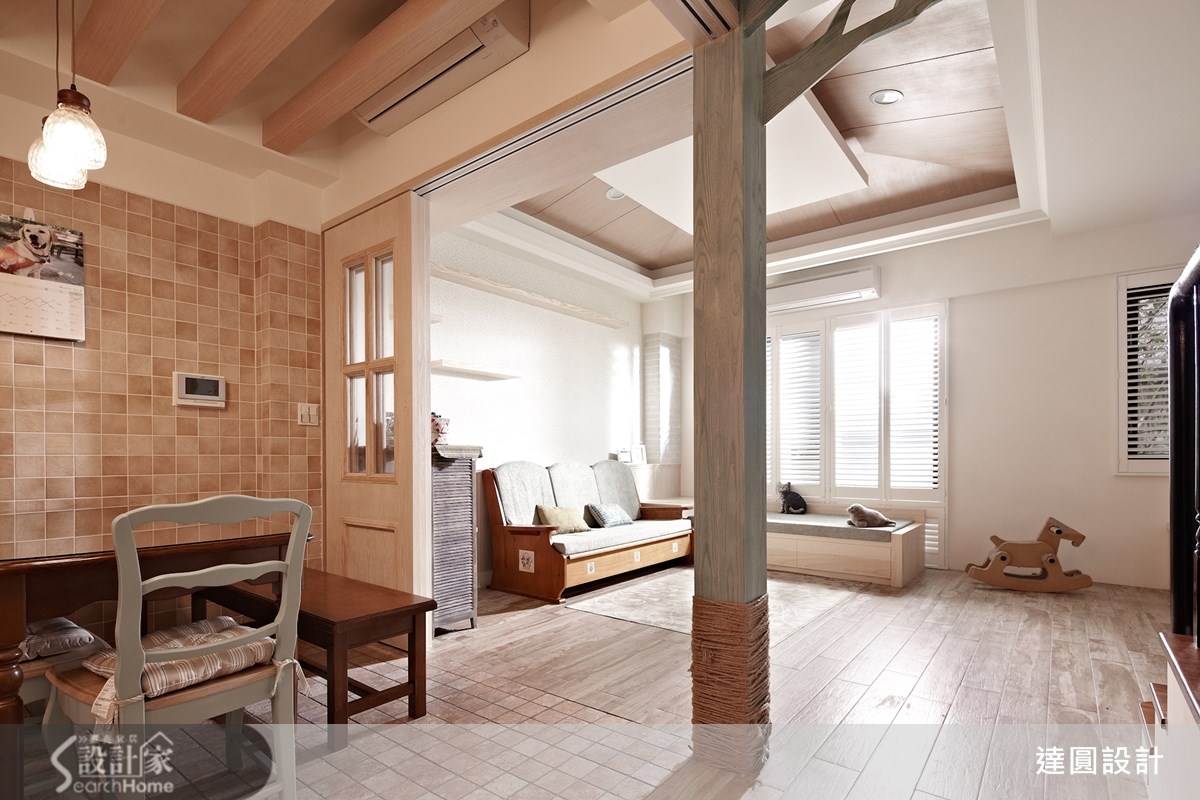 60坪中古屋(5~15年)＿鄉村風案例圖片＿達圓室內空間設計＿達圓_16之11
