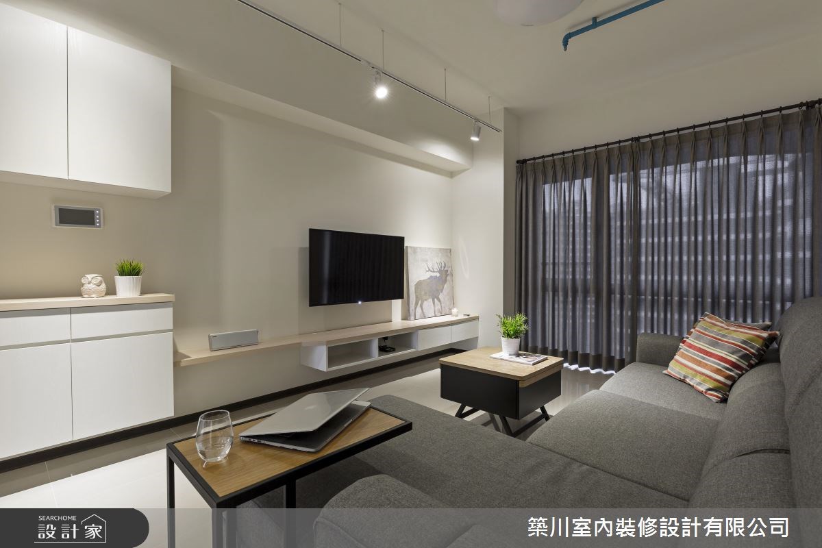 23坪新成屋(5年以下)＿北歐風客廳案例圖片＿築川設計＿築川_02之2