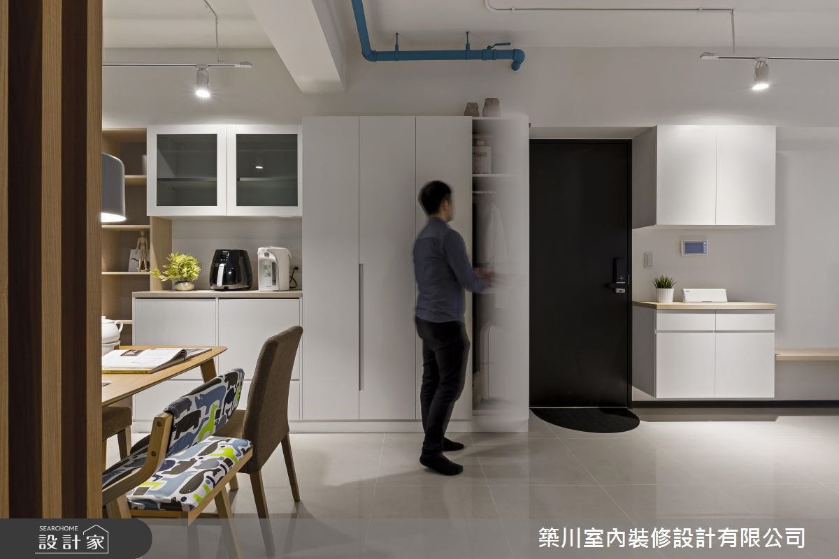 23坪新成屋(5年以下)＿北歐風玄關餐廳案例圖片＿築川設計＿築川_02之8