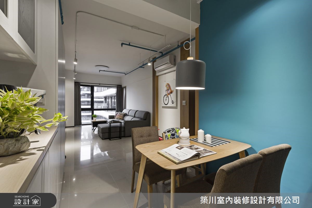 23坪新成屋(5年以下)＿北歐風客廳餐廳案例圖片＿築川設計＿築川_02之12