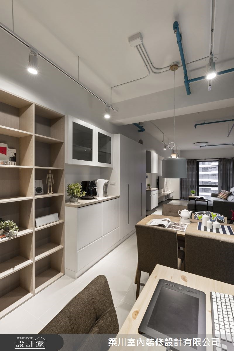 23坪新成屋(5年以下)＿北歐風客廳餐廳案例圖片＿築川設計＿築川_02之13