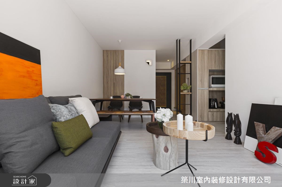 14坪老屋(16~30年)＿現代風玄關客廳餐廳案例圖片＿築川設計＿築川_03之2