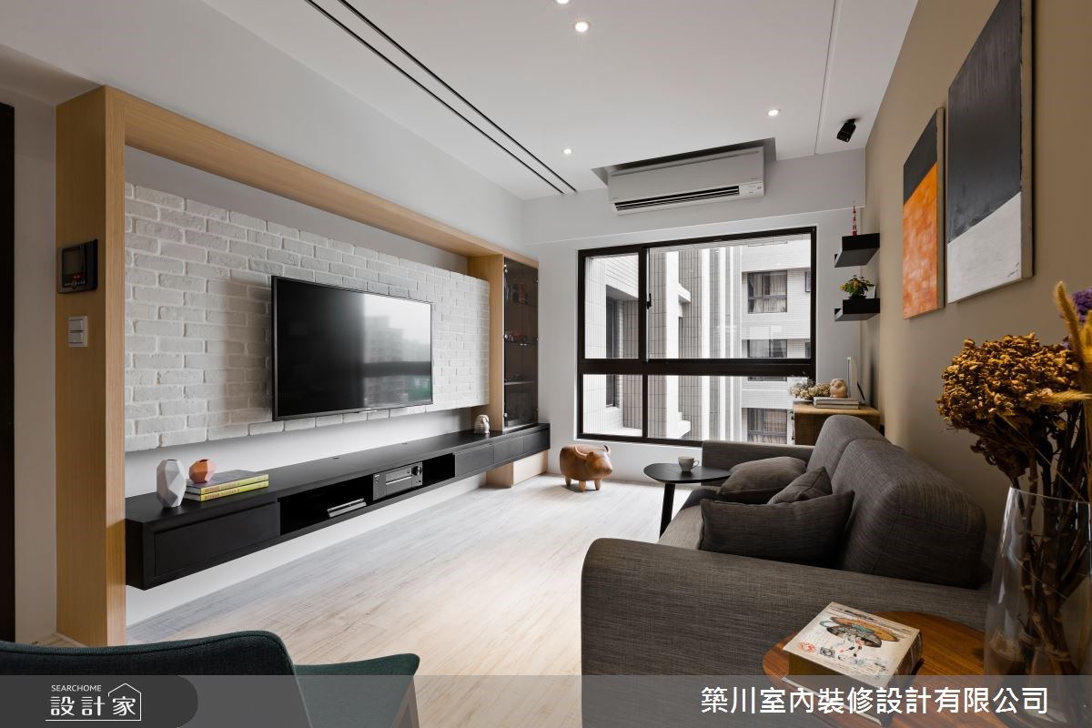 18坪新成屋(5年以下)＿北歐風客廳案例圖片＿築川設計＿築川_04之3