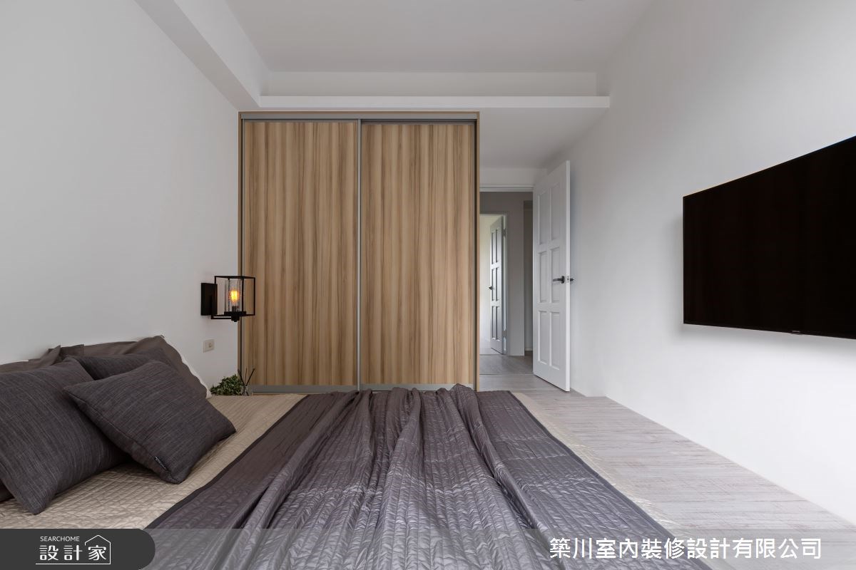 18坪新成屋(5年以下)＿北歐風臥室案例圖片＿築川設計＿築川_04之12