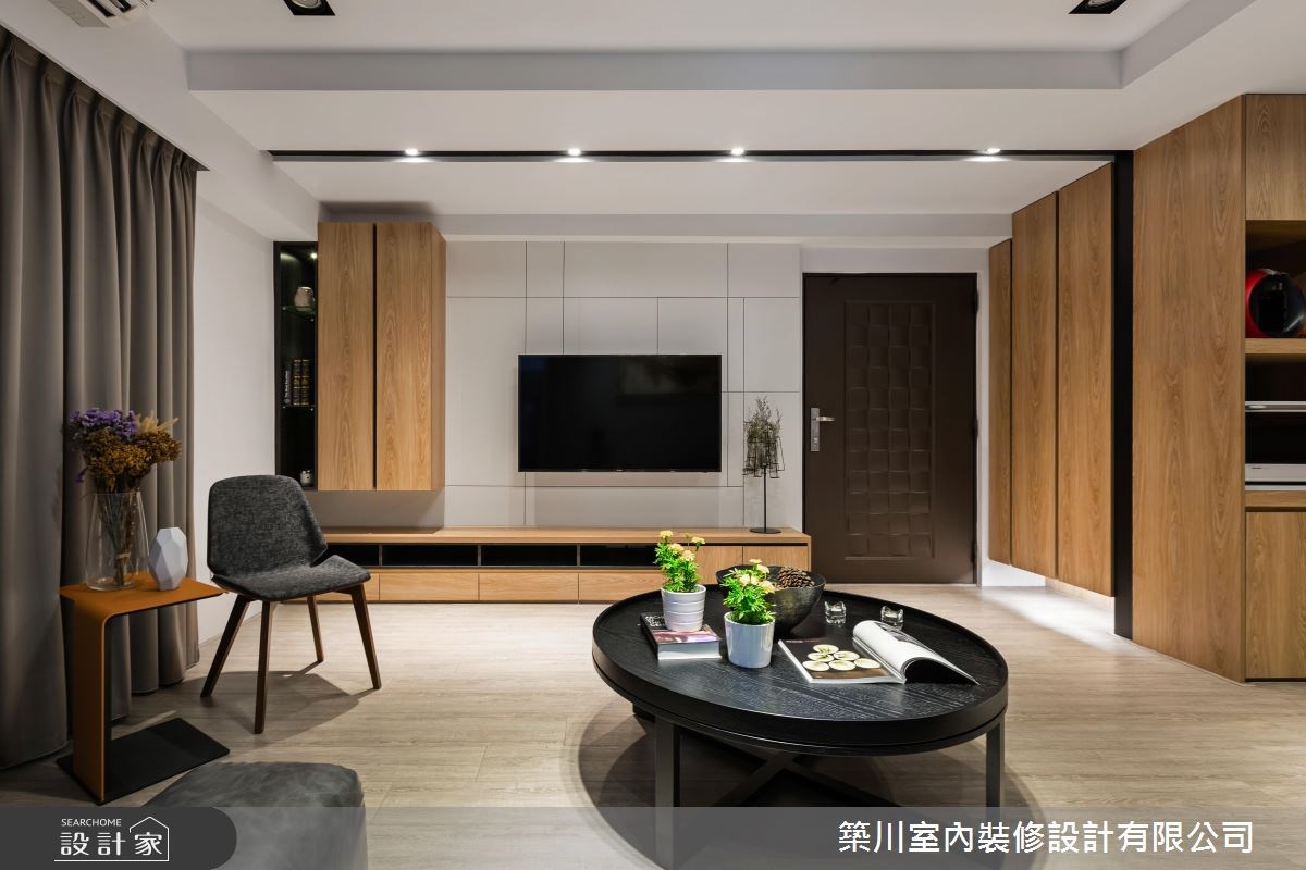 28坪老屋(16~30年)＿現代風玄關客廳案例圖片＿築川設計＿築川_05之4